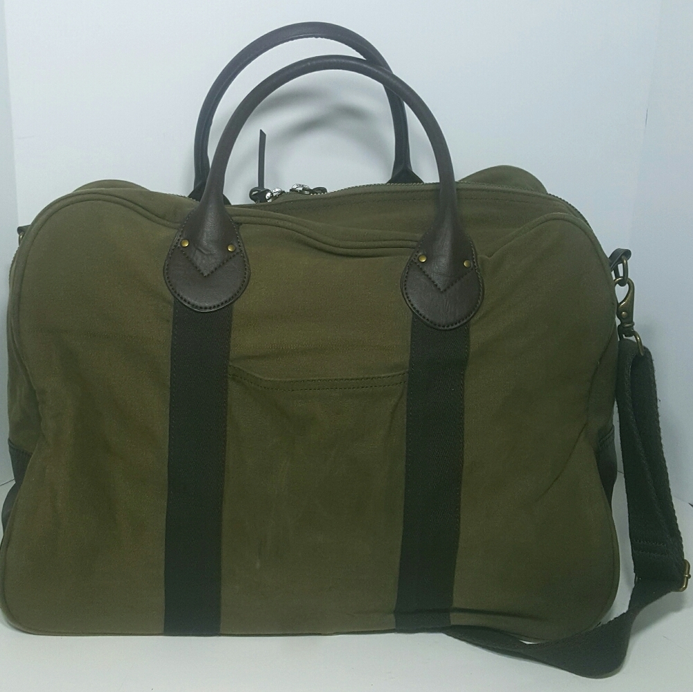J. Crew Canvas Weekender Duffle Bag